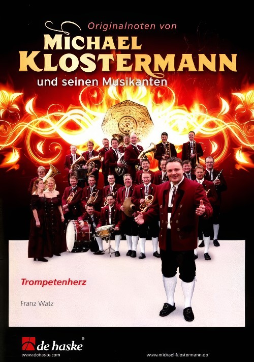 Trompetenherz (Trumpet Duet with Concert Band - Score and Parts)