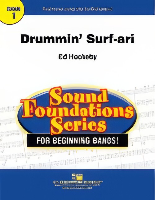 Drummin' Surf-ari (Percussion Section Feature with Concert Band - Score and Parts)