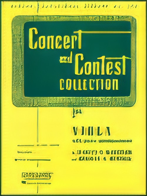 CONCERT AND CONTEST COLLECTION FOR VIOLA (Piano Accompaniment)