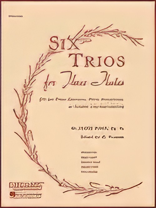 SIX TRIOS FOR THREE FLUTES, Op. 83 (1st Flute)