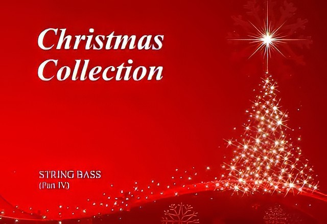 Christmas Collection - String Bass Part IV - Large Print A4