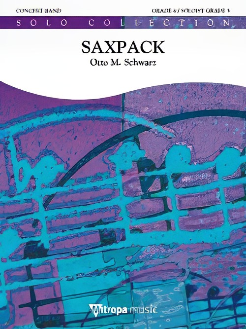 Saxpack (Alto Saxophone Solo with Concert Band - Score and Parts)