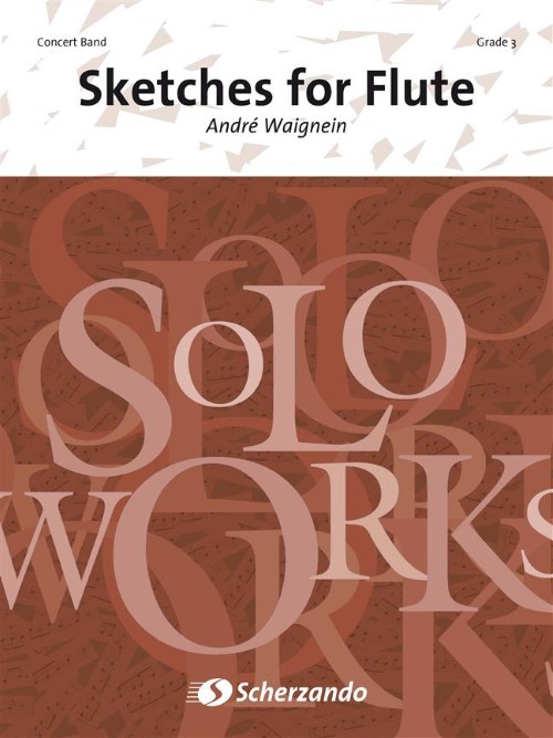 Sketches for Flute (Flute Solo with Concert Band - Score and Parts)