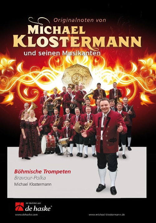 Bohmische Trompeten (Trumpet Duet with Concert Band - Score and Parts)