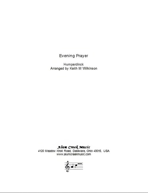 Evening Prayer (Cornet Duet with Brass Band - Score and Parts)