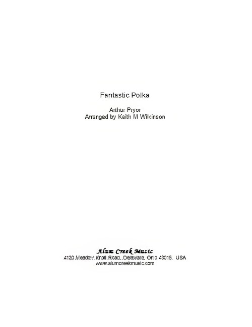 Fantastic Polka (Trombone Solo with Brass Band - Score and Parts)