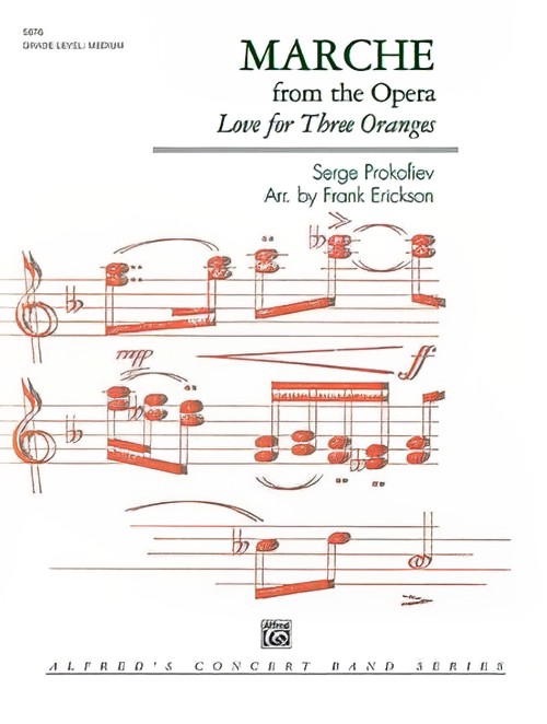 Marche (from Love for Three Oranges) (Concert Band - Score and Parts)