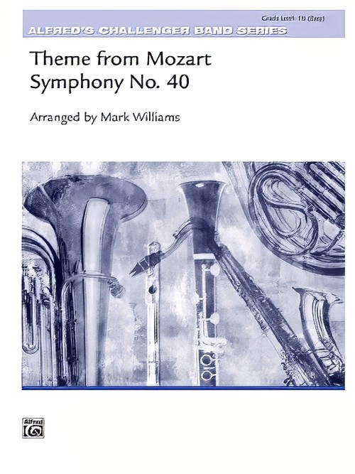 Symphony No.40, Theme from Mozart (Concert Band - Score and Parts)