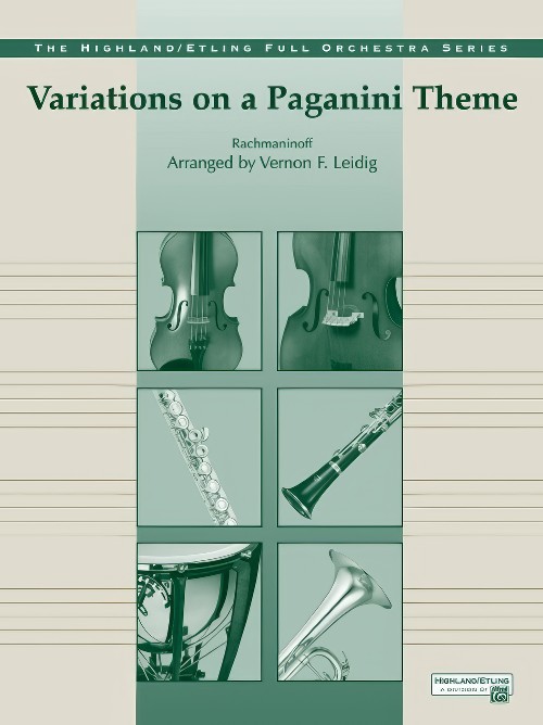 Variations on a Paganini Theme (Full Orchestra - Score and Parts)