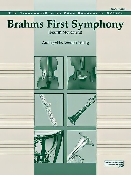 Brahms First Symphony, 4th Movement (Full Orchestra - Score and Parts)