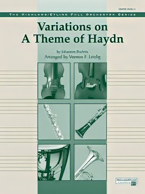 Variations on a Theme of Haydn (Full Orchestra - Score and Parts)