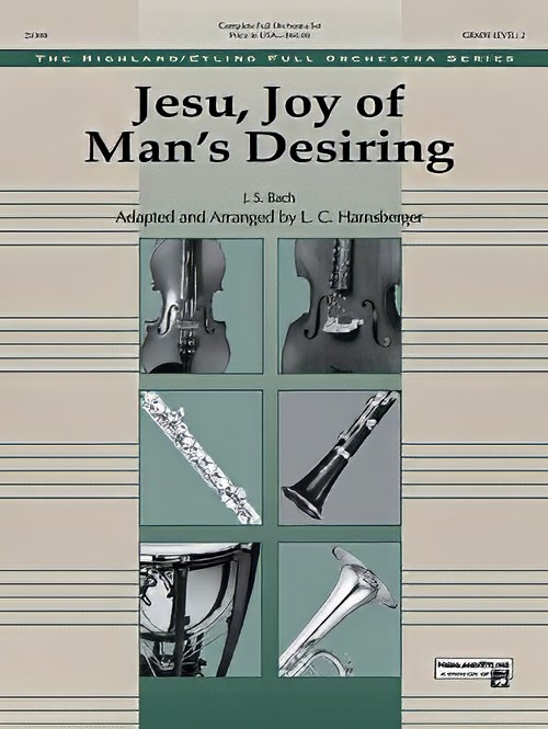 Jesu, Joy of Man's Desiring (Full Orchestra - Score and Parts)