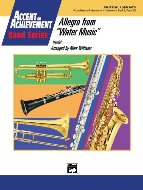 Allegro from Water Music (Concert Band - Score and Parts)