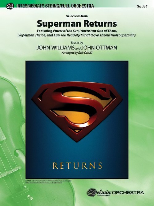 Superman Returns, Selections from (Full or String Orchestra - Score and Parts)