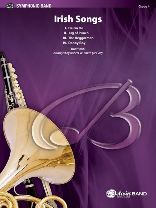 Irish Songs (Vocal or Instrumental Solo with Concert Band - Score and Parts)