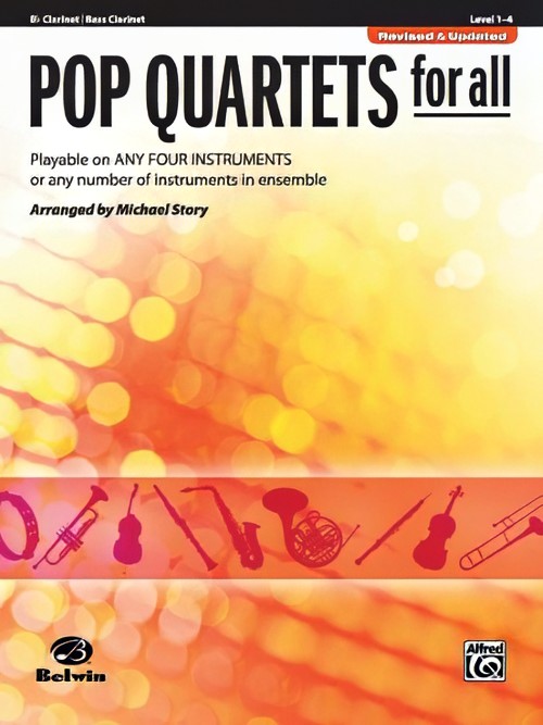 Pop Quartets for All (Bb Clarinet/Bass Clarinet)