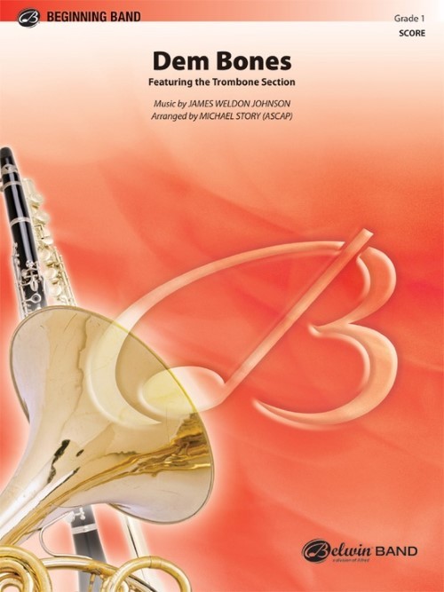 Dem Bones (Trombone Section Feature with Concert Band - Score and Parts)