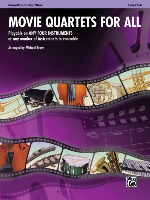 Movie Quartets for All (Piano/Conductor/Oboe)