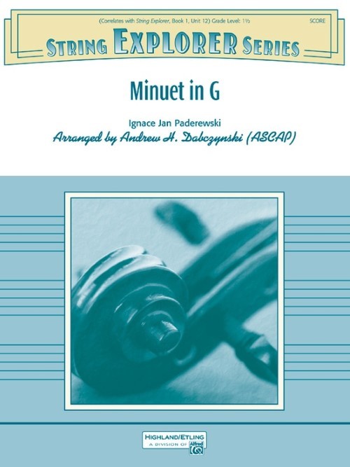 Minuet in G (String Orchestra - Score and Parts)