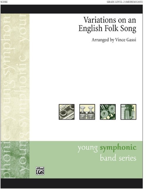 Variations on an English Folk Song (Concert Band - Score and Parts)