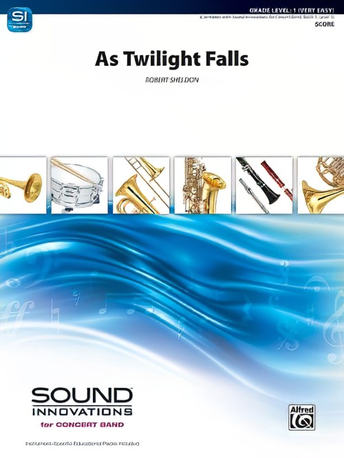 As Twilight Falls (Concert Band - Score and Parts)