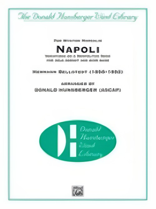 NAPOLI Variations on a Neopolitan Song (Cornet Solo with Intermediate Concert Band)