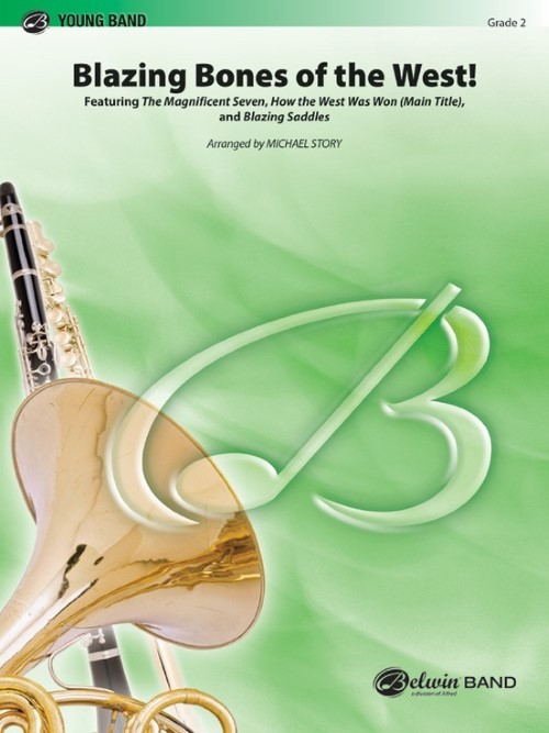 Blazing Bones of the West! (Trombone Section Feature with Concert Band - Score and Parts)