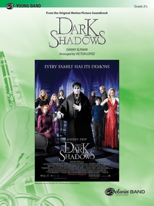 Dark Shadows (Concert Band - Score and Parts)