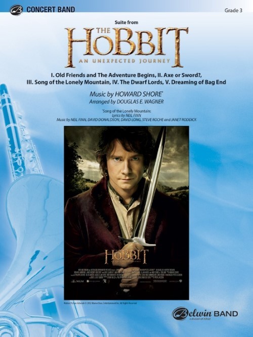 The Hobbit: An Unexpected Journey, Suite from (Concert Band - Score and Parts)