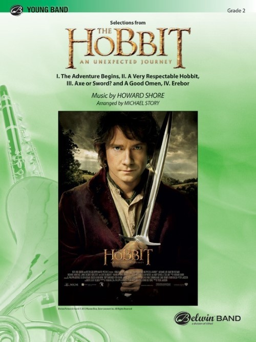 The Hobbit: An Unexpected Journey, Selections from (Concert Band - Score and Parts)