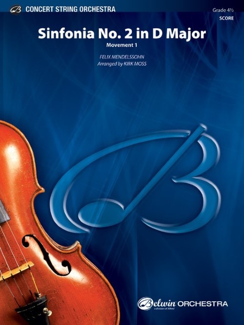 Sinfonia No.2 in D Major, Movement 1 (String Orchestra - Score and Parts)