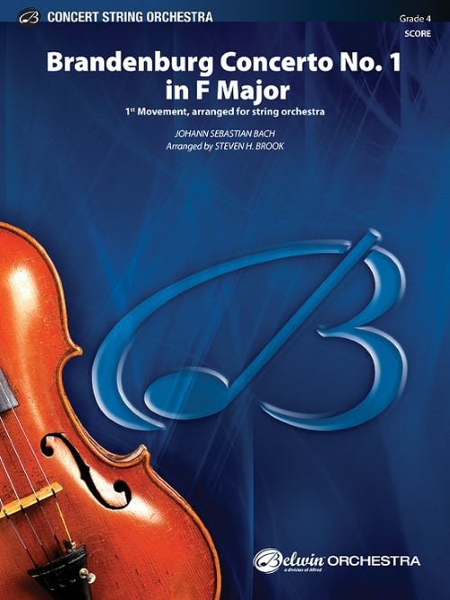 Brandenburg Concerto No. 1 in F Major, Movement 1 (String Orchestra - Score and Parts)