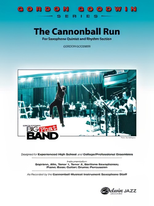 The Cannonball Run (Saxophone Quintet - Score and Parts)