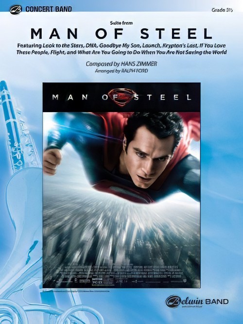 Man of Steel, Suite from (Concert Band - Score and Parts)