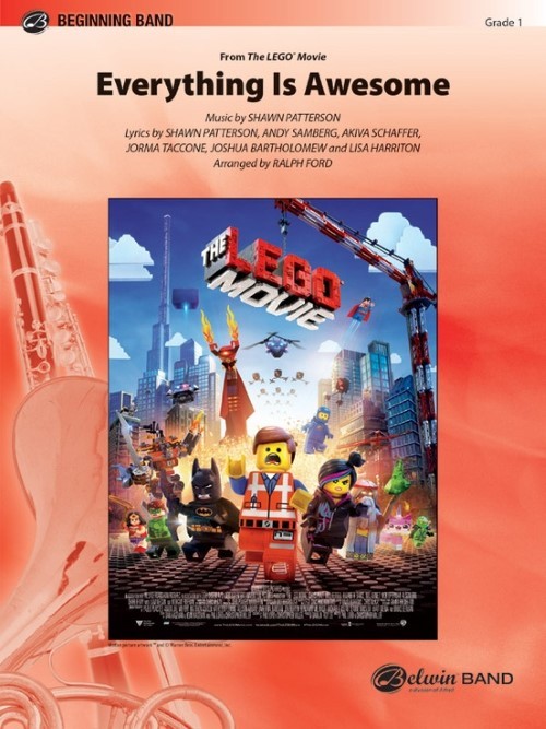 Everything is Awesome (from The Lego Movie) (Concert Band - Score and Parts)