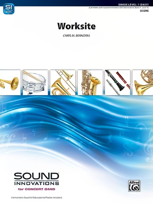 Worksite (Percussion Feature with Concert Band - Score and Parts)