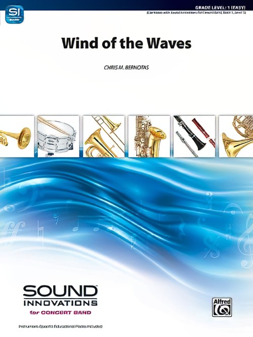 Wind of the Waves (Concert Band - Score and Parts)