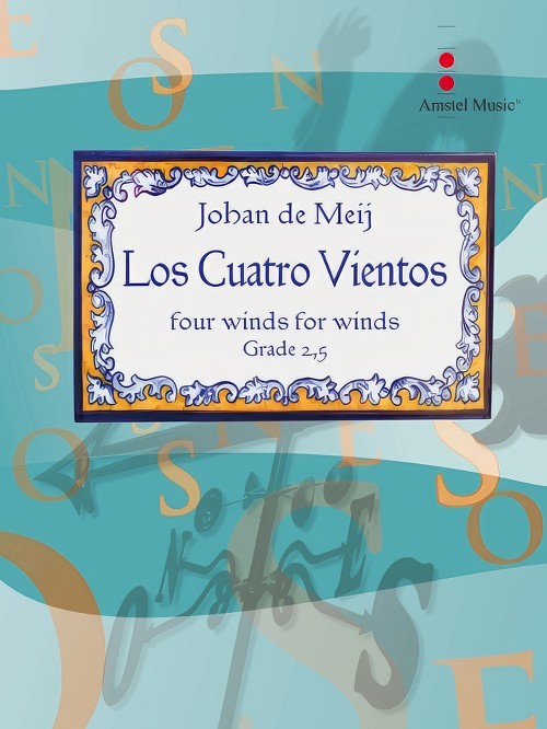 Los Cuatro Vientos (Four Winds for Winds) (Concert Band - Score and Parts)