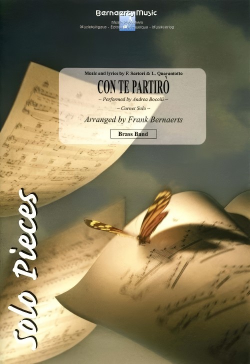 Con Te Partiro (Cornet Solo with Brass Band - Score and Parts)