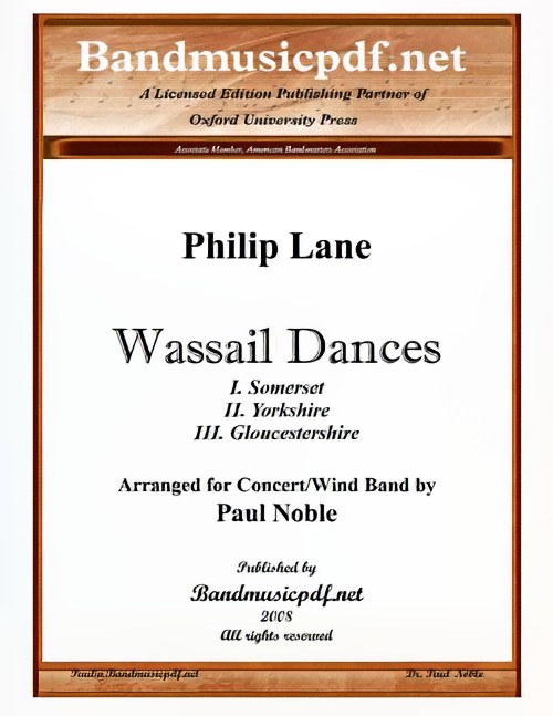 Wassail Dances (Concert Band - Score and Parts)