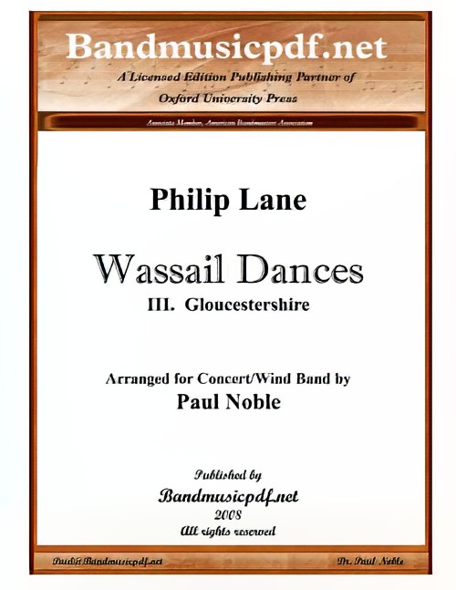 Gloucestershire (from Wassail Dances) (Concert Band - Score and Parts)