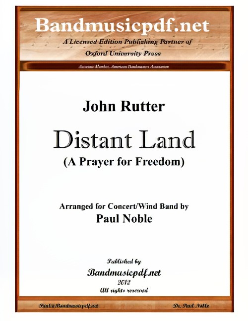 Distant Land (Concert Band - Score and Parts)