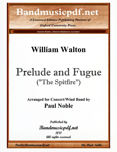 Prelude and Fugue (The Spitfire) (Concert Band - Score and Parts)