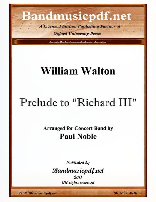 Prelude to Richard III (Concert Band - Score and Parts)