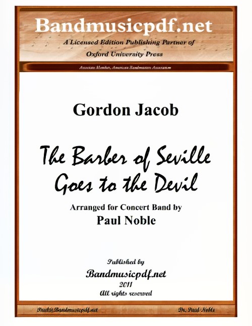 The Barber of Seville Goes to the Devil (Concert Band - Score and Parts)