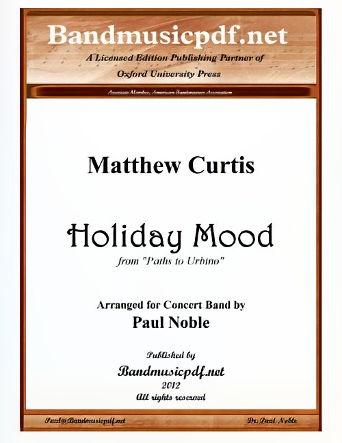 Holiday Mood (Concert Band - Score and Parts)