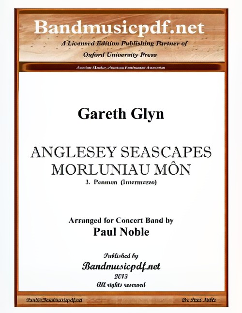 Anglesey Seascapes, 3rd Movement (Concert Band - Score and Parts)