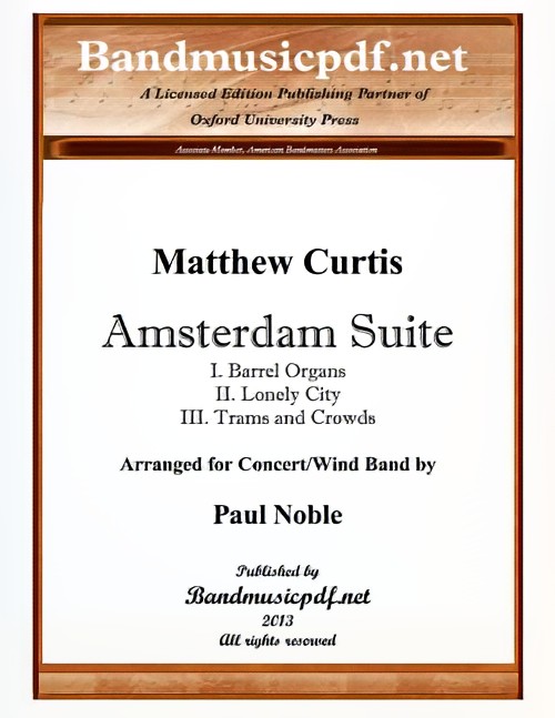 Amsterdam Suite (Concert Band - Score and Parts)