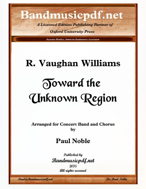 Toward the Unknown Region (Choir with Concert Band - Score and Parts)