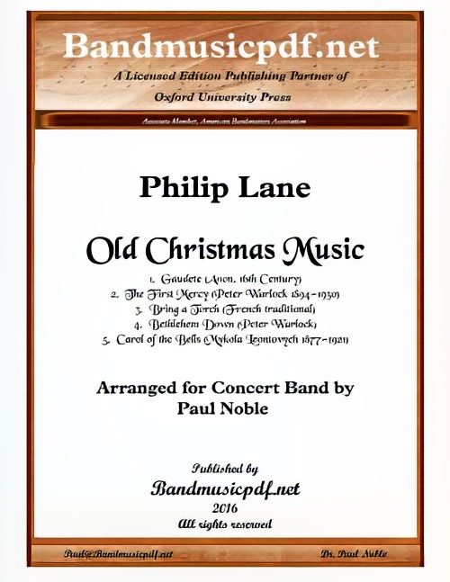 Old Christmas Music (Concert Band - Score and Parts)